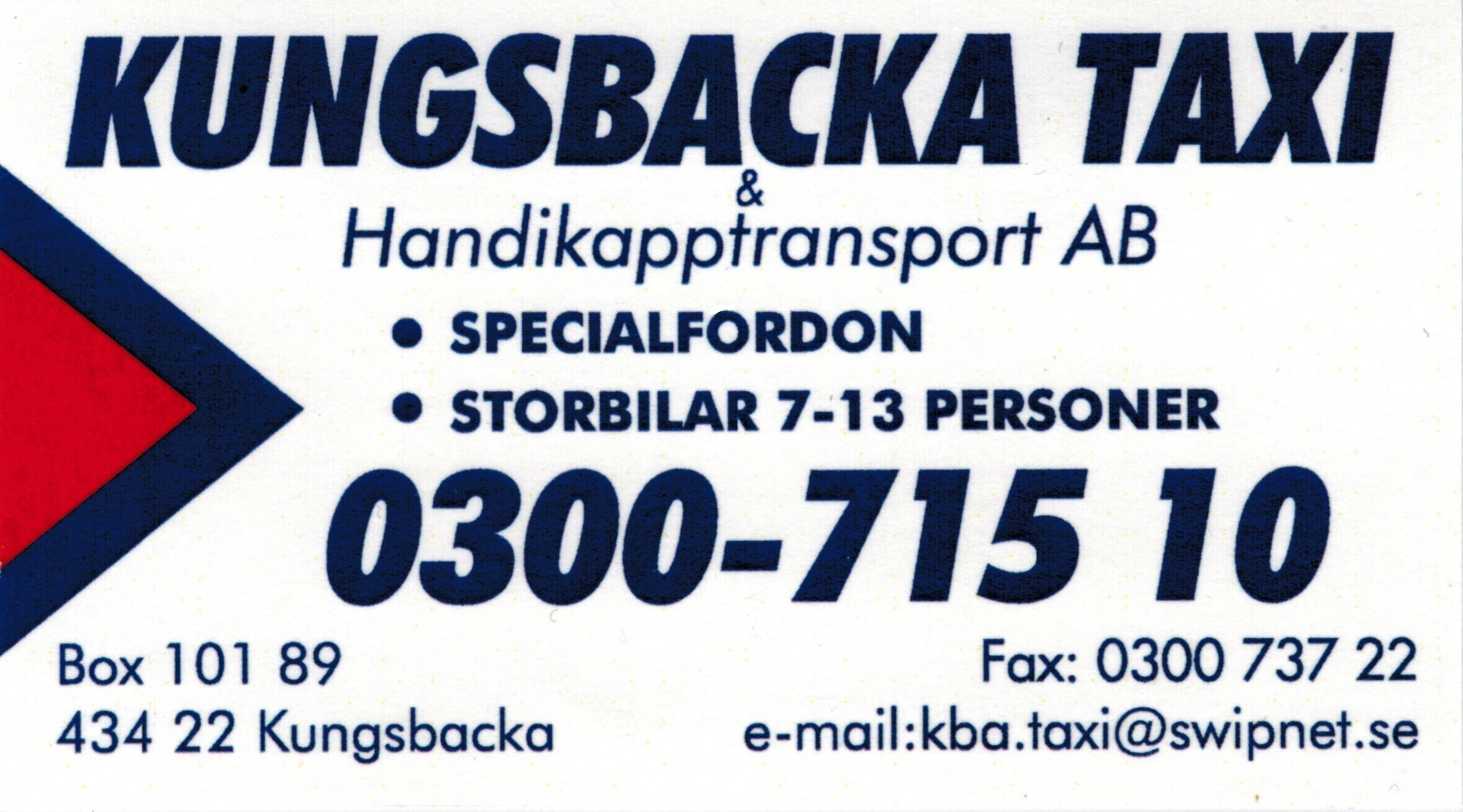 Kungsbacka Taxi & Handikapptransport AB